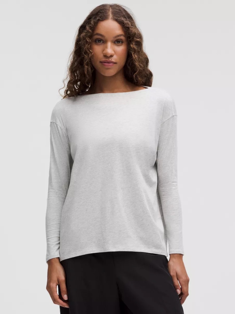 Lululemon Back In Action Organic Cotton Long Sleeve Shirt